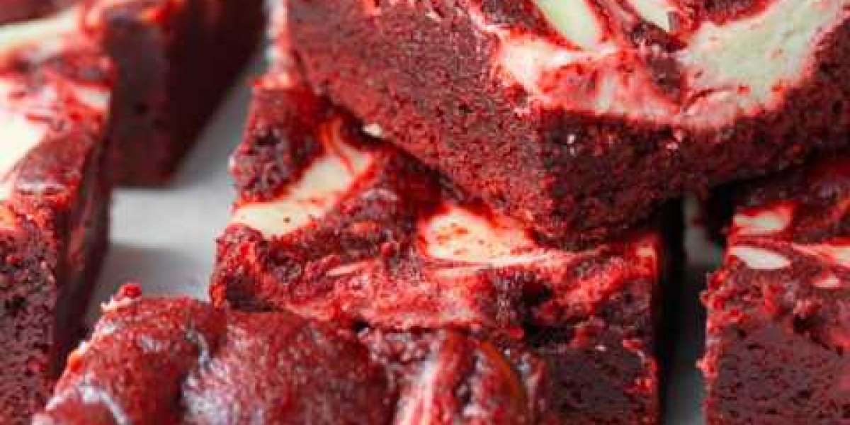 Baking Bliss: Crafting Marijuana Red Velvet Brownies
