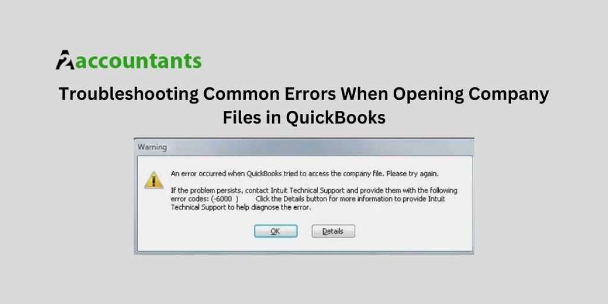 Troubleshooting Common Errors When Opening Company Files in QuickBooks