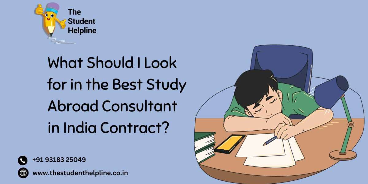 What should I look for in a best study abroad consultant in India contract?